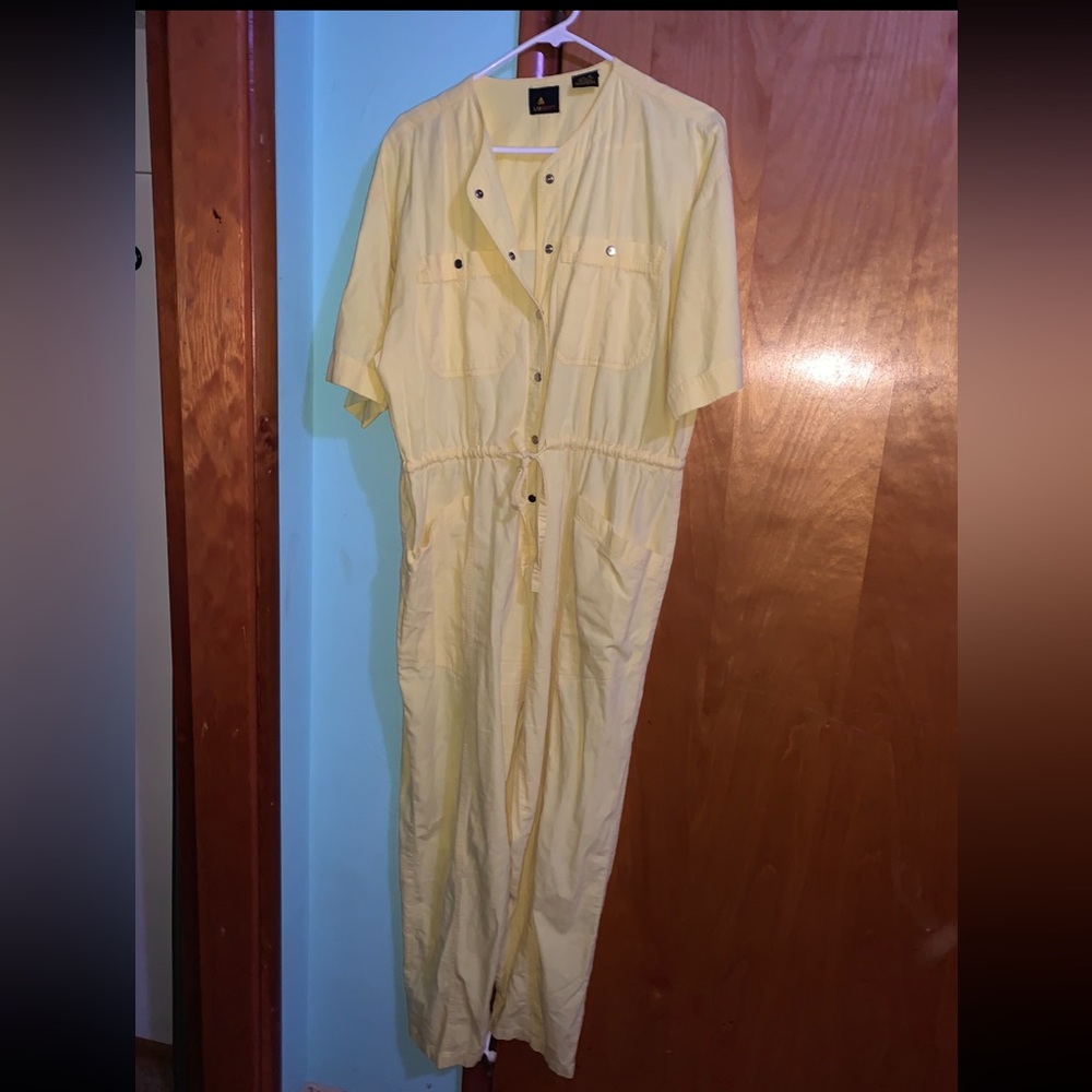Vintage yellow jumpsuit - lightweight material